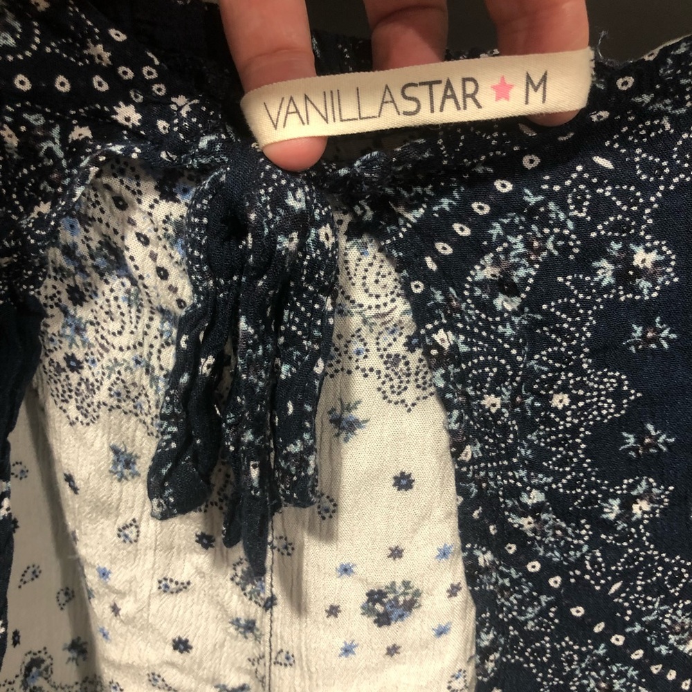Blue/white bandana style pants - Picture 6 of 8